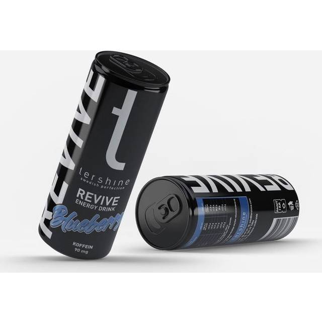 Tershine Revive - Blueberry, energidryck, 330 ml