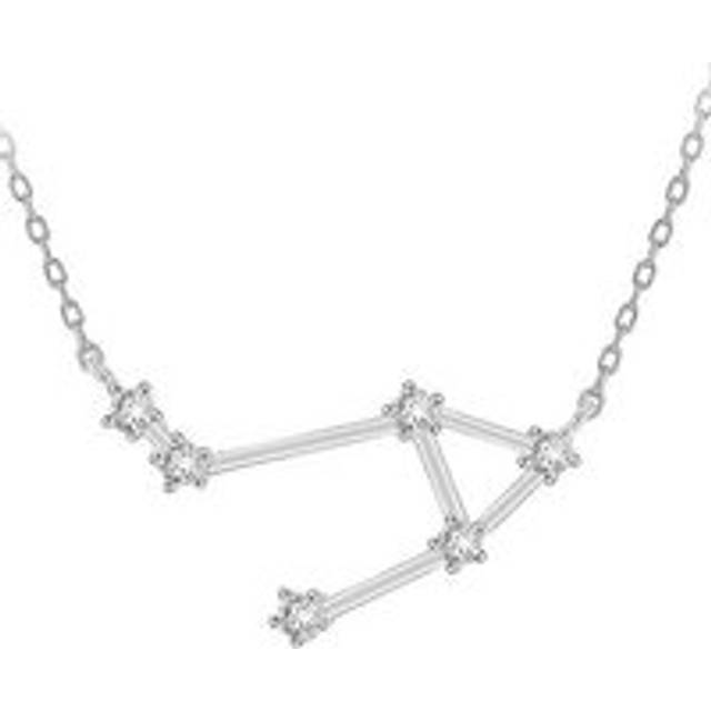 Sterling Libra Star Constellation Necklace - Silver - One Size - Golden Moments