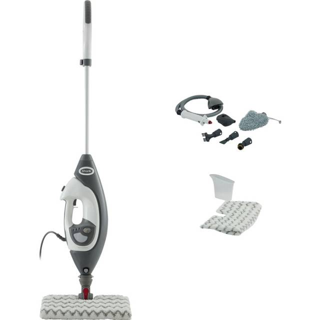 Shark Floor & Handheld Steam Cleaner, Steam Mop for Hard Floors with Klik n' Flip, Clean Tiles, Surfaces, Taps & Glass with Lift-Away, Garment Steamer