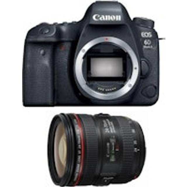Canon EOS 6D Mark II Full Frame Digital SLR Camera + EF 24-70mm f/4L IS USM Zoom Lens