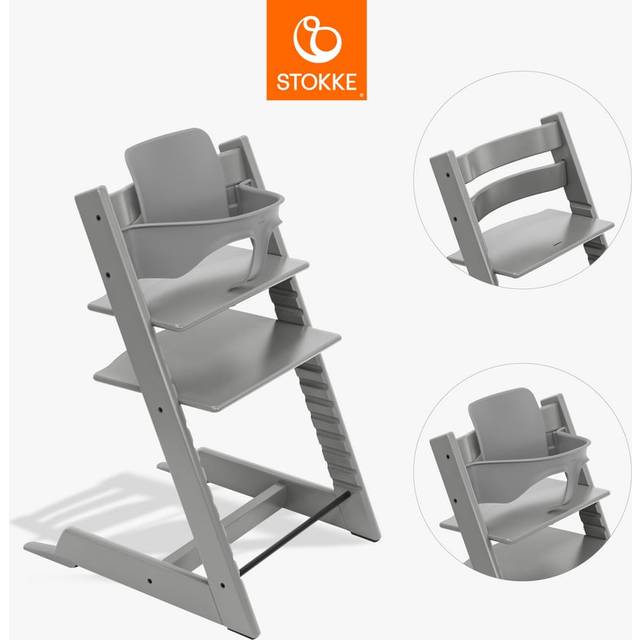 Stokke Tripp Trapp stol + Bygel Grå