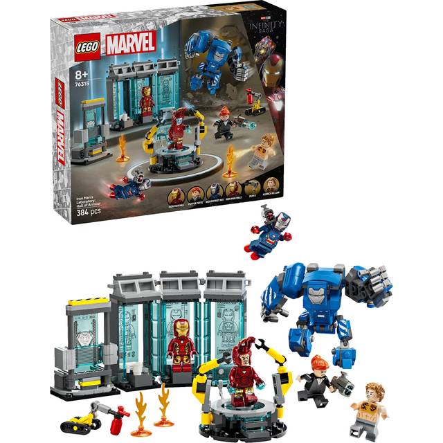 LEGO Marvel Iron Man's Laboratory: Hall of Armour Set 76315