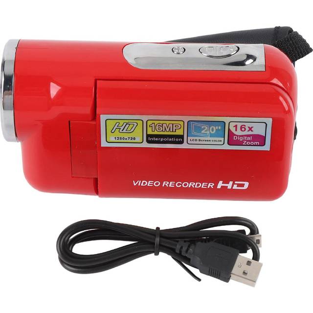 Small Digital Camera 2 Inch TFT Color Display 16MP 16x Zoom Anti Drop DV Digital Video Camera for 32G