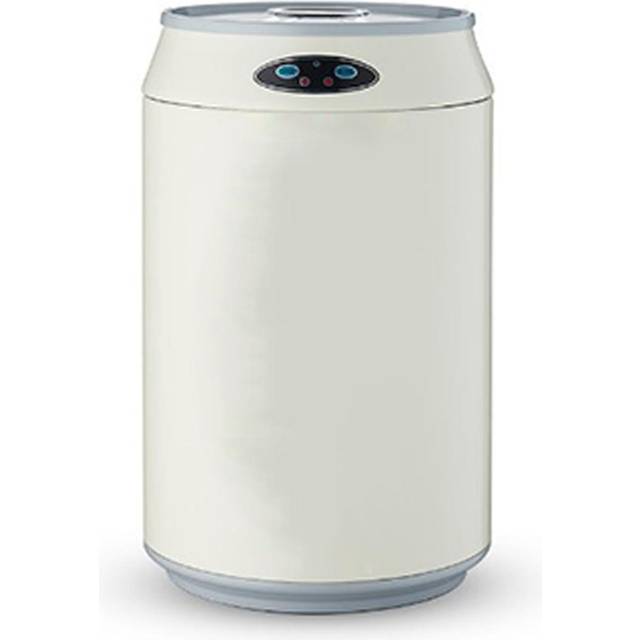 Smart Trash Can Stainless Steel Automatic Motion Sensor Large Capacity Waste Bin for Home Beige