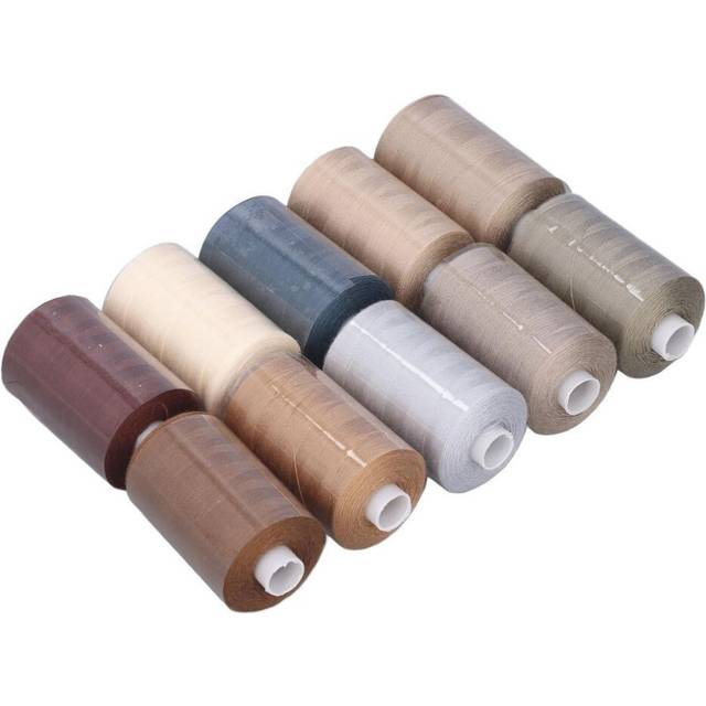 Sewing Machine Thread 10 Color Gray Series Excellent Tensile Strength Polyester Embroidery Tools