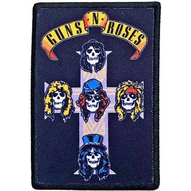 Guns N Roses Nightrain Cross Iron On Patch