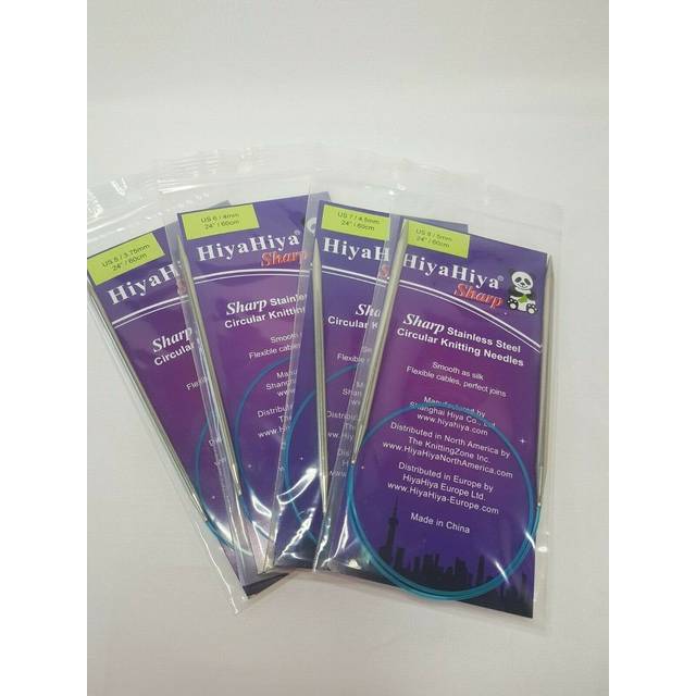 Hiya Hiya SHARP fixed circular needles, 2-15 mm, 60 cm