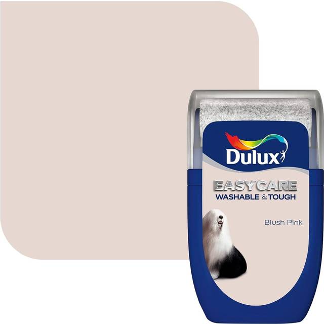 Dulux easycare washable & tough tester paint, blush pink, 30 ml