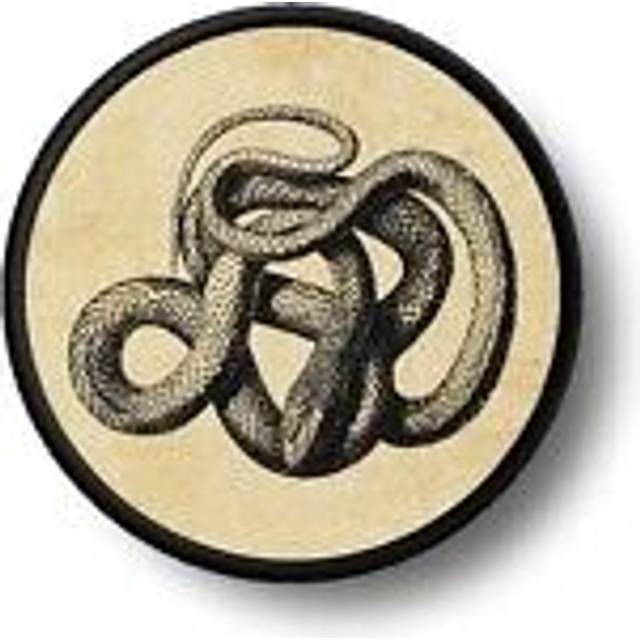 Patch badge print iron on glue snake vintage