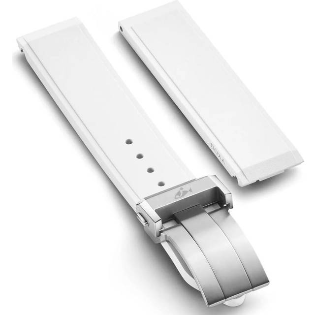 Doxa Strap SUB 600T Rubber White With Folding Clasp