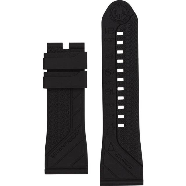 SevenFriday Strap Silicone Black - Black