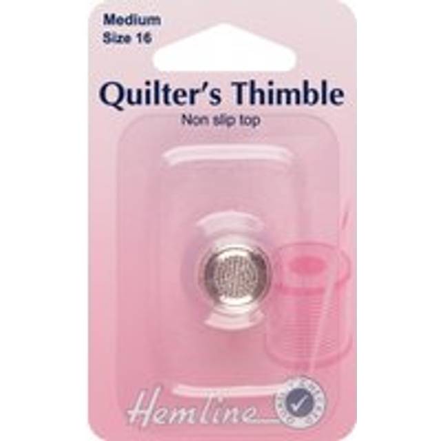 Hemline Metal Quilters Thimble