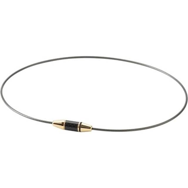 phiten RAKUWA Necklace Wire EXTREME Carbon Gold 45cm Phiten Advanced Technology Men [Stiff Shoulders] [Stiff Neck] [Uses Metax] Men's gold