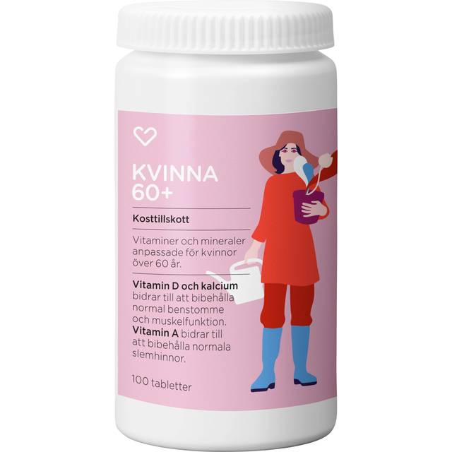 Hjärtats Multivitamin Kvinna 60+ Tablett 100st