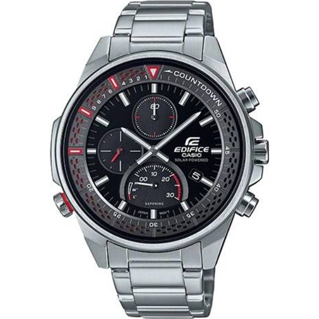 Men's CASIO Business Casual Stainless Steel Watch Mens Black Analog - BLACK - Free