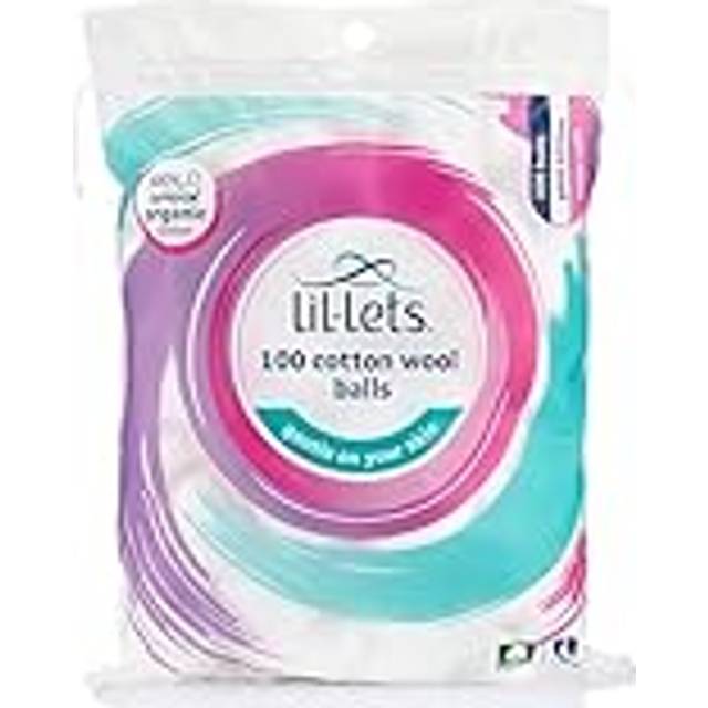 Lil-Lets 100 Cotton Wool Balls