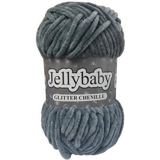 Cygnet Jellybaby Glitter Chenille - Metal Grey (017)