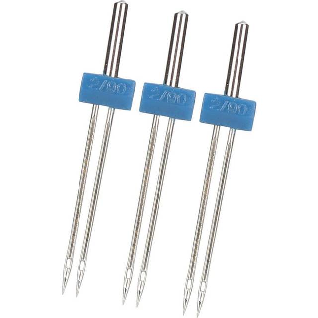3Pcs Double Needles Pins Stainless Steel Threading and Hooking Stitches Sewing 2MM-3 pieces/bag