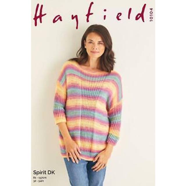 Sirdar knitting pattern - hayfield spirit dk, sweater 10104