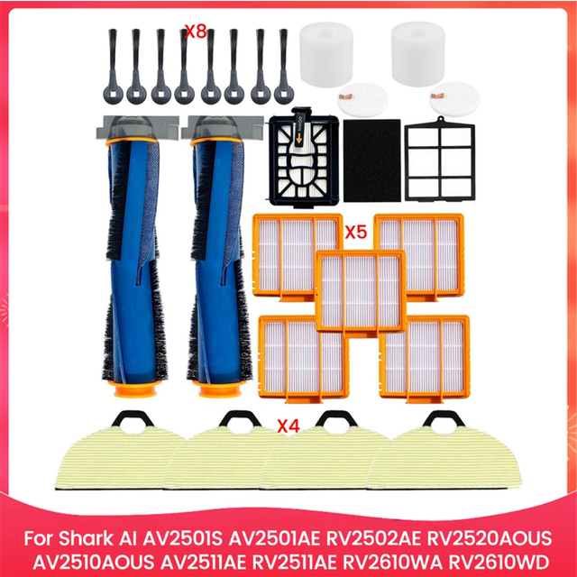 Main Brush Roller Foam Filters for Vacuum Cleaner Parts