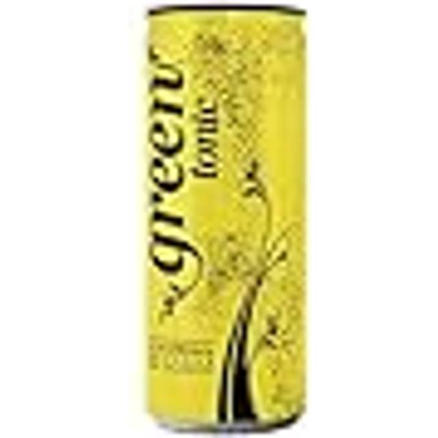 Green Tonic Water Cans 24 Pack, Slimline Tonic, No Aspartame, No Sugar, No Calories, Tonic Water for Gin and Mixer - Bulk Pack of 24 Cans x 330