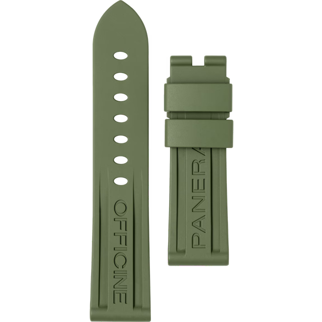 Panerai Strap Caoutchouc Green 22/20mm