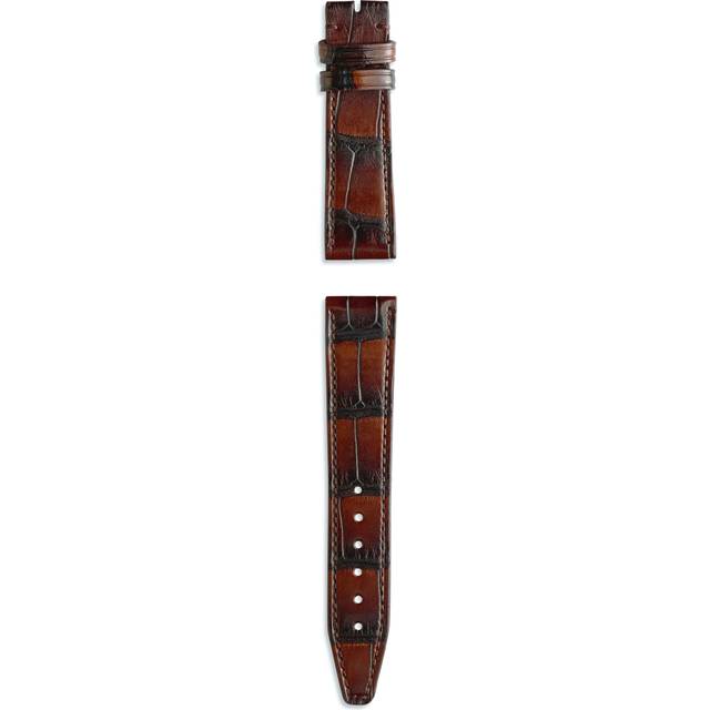 IWC Strap Alligator Marron Brown For Pin Buckle XL