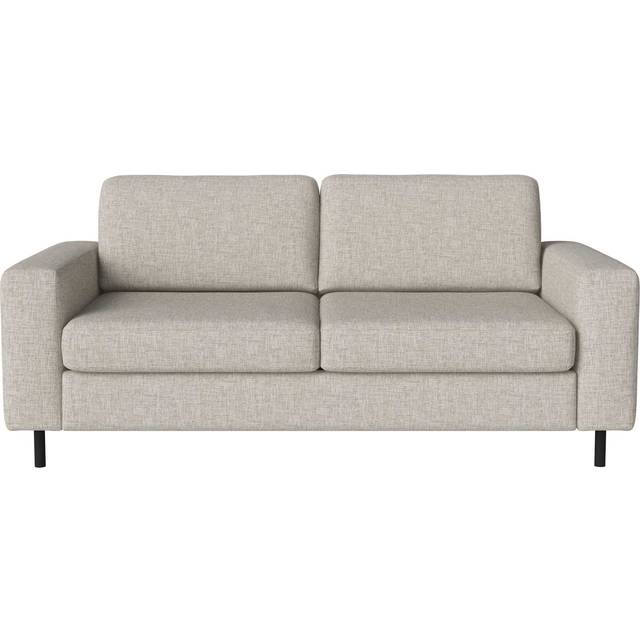 Bolia - Scandinavia 2 Seater Sofa - sand/Nantes (100% Polyester)/BxHxT 176x80x92cm/Füße Eiche schwarz gebeizt 13cm (80.0 x 176.0 x 92.0cm)