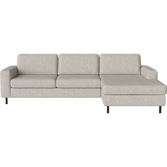 Bolia - Scandinavia 3 Seater Sofa with Chaise Longue Right - sand/Nantes (100% Polyester)/BxHxT 263x80x92cm/Füße Eiche schwarz gebeizt 13cm (80.0 x 263.0 x 92.0cm)