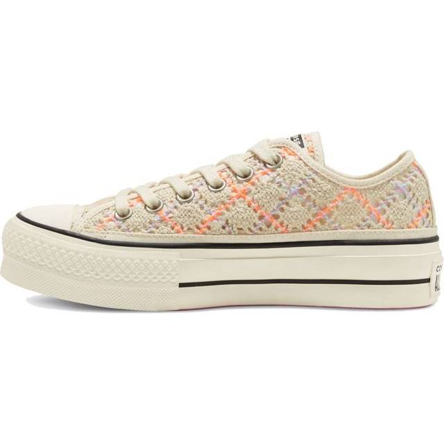 (WMNS) Converse Chuck Taylor All Star Low 'Boho Crochet' 568278C - CreamWhite/Red - 8.5