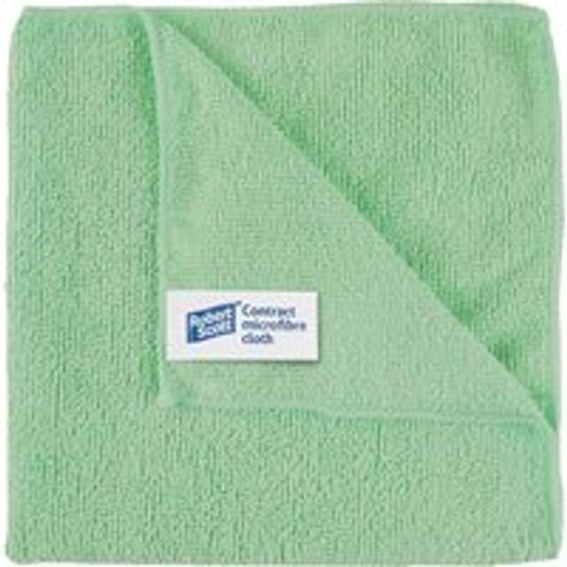 Alliance Green Microfibre Cloths 40 x 40cm (1 x 5)