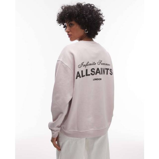 AllSaints Soleil Etta Sweatshirt - Pink, Pink, Size Xs, Women - XS