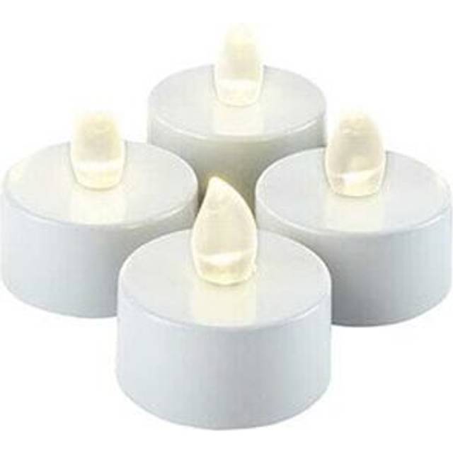 White LED Tea Lights - Set of 4