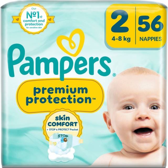 PampersPremiumProtection,storlek2 (4kg-8kg)56blöjor