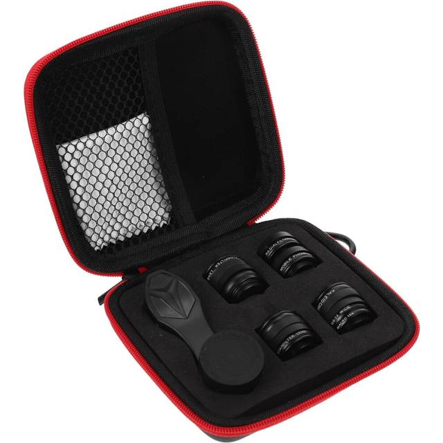 Cell Phone Camera Lens Kit 10 in 1 Wide Angle Macro Lens Blink Mini Filter Special Effect High Black