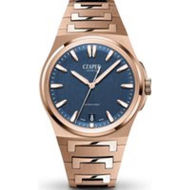 Czapek Antarctique Mount Erebus 5N Deep Blue Gold Bracelet Watch