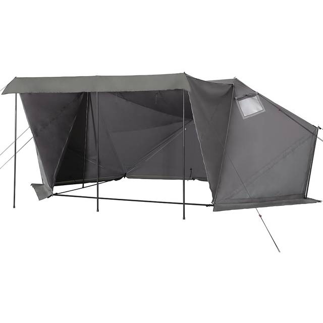 Military Tent Spacious Military Comfortable Pop Tent with Chimney Hole Material Sunshade Polycotton Bonfire Tent Shade Dark Multifunctional Camping