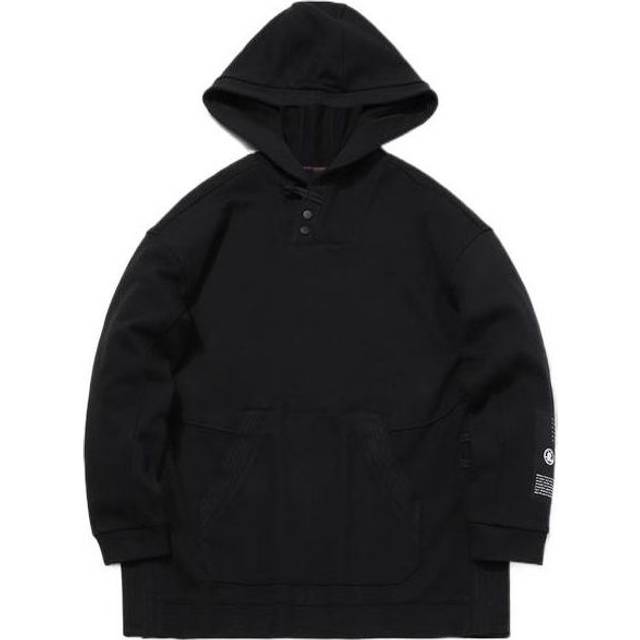 Li-Ning x Dragon Crossover Series Loose Contrast Color Stitching Pullover Black - BLACK - XXL