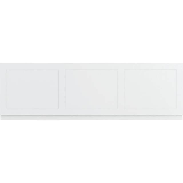 1700mm Shaker Style Waterproof Bath Front Panel - White