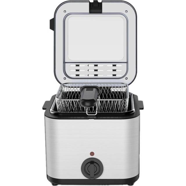 Electric Fryer Stainless Steel AC 1000W Multifunctional Fryer Kitchen Accessories with Basket EU US Plug 110V