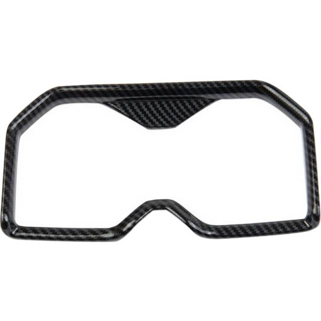 For - 2022 Car Carbon Fiber ABS Central Control Water Cup Frame Decoration Cover Trim Stickers