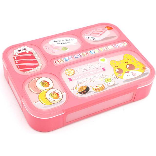 Child Lunch Box High Capacity Tableware Food Container Travel Hiking Camping Office School Leakproof Portable Bento Box 1000ML