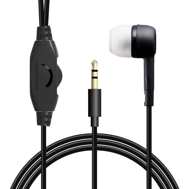 ELECOM TV monaural headphones earplug type driver black 10mm svart