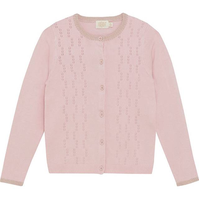 CREAMIE Cardigan Pointelle |Rosa |140
