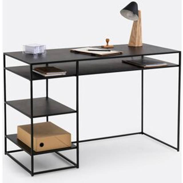 Hiba Metal Desk - Black - ONE SIZE