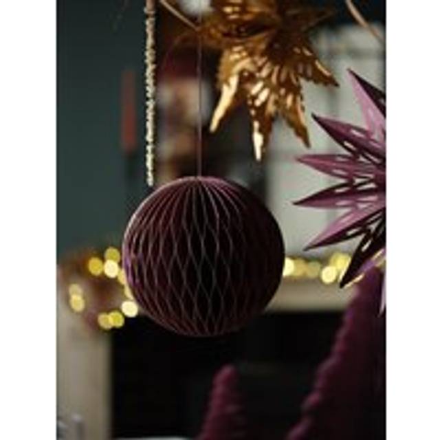 Maddox Bauble Large Berry - Red
