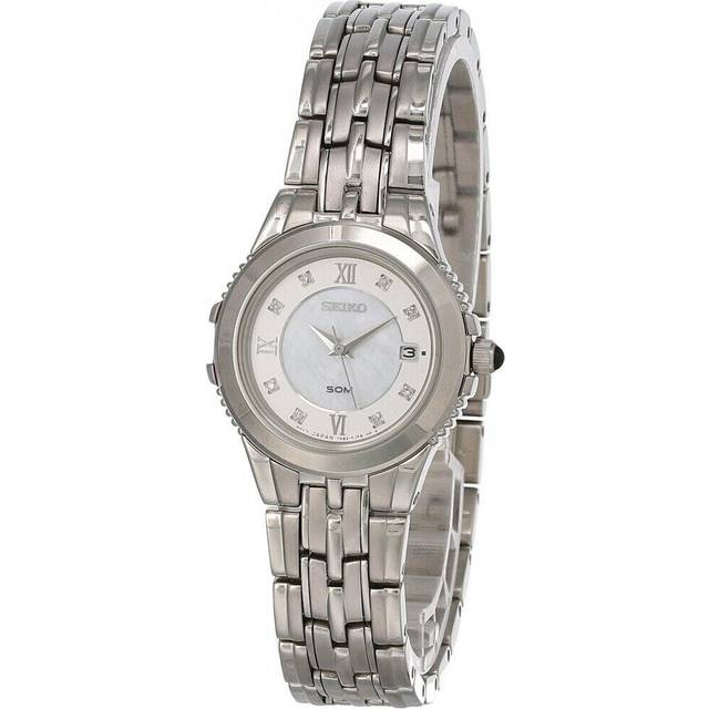 Seiko Le Grand Sport 25MM MOP Dial S-Steel Bracelet Women's Watch SXDA53 - Mother of Pearl - 25 mm