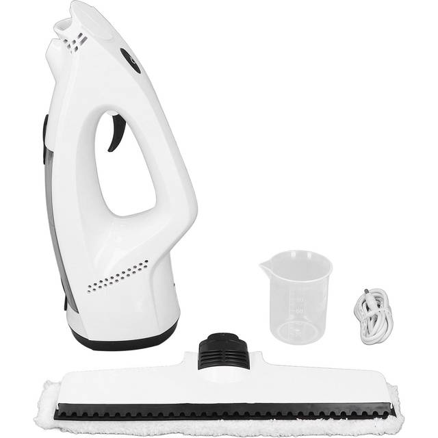 Window Vacuum Squeegee Silicone Scraper 2000 MAh Rechargeable Battery Mutifuntional Cordless Window black