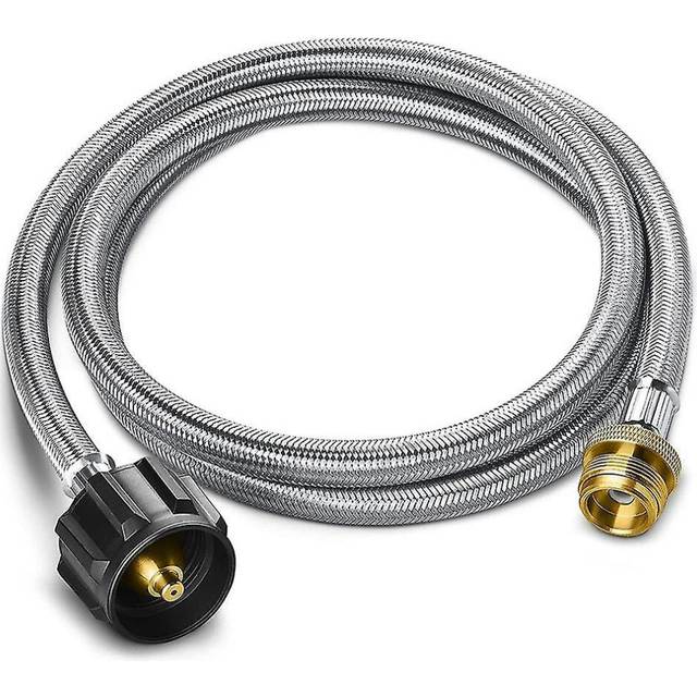 Propane Hose,5ft Lp Gas Hose With Propane Adapter 1lb To 20lb, Propane Adapter Hose For Blackstone/