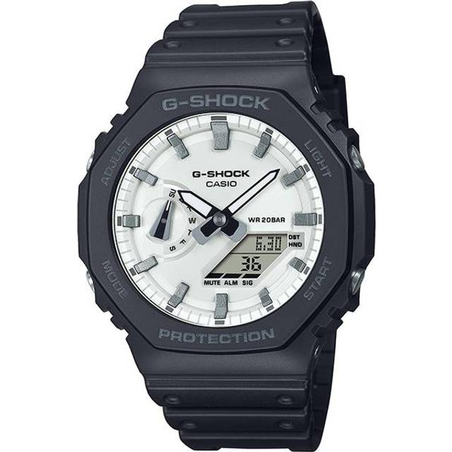 CASIO Men's G-SHOCK GA-2100WD-1AJF [G-SHOCK Black and brilliant white Series] Round Watch Black